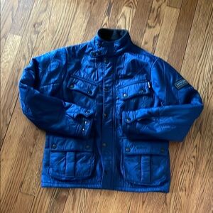 Kids Barbour Blue Quilted Jacket sz 10-12